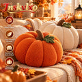 Inskvlxo™ HarvestHug Pumpkin Throw Pillow – Plush Halloween Pumpkin Decorative Cushion for Sofa, Bed & Accent Chair